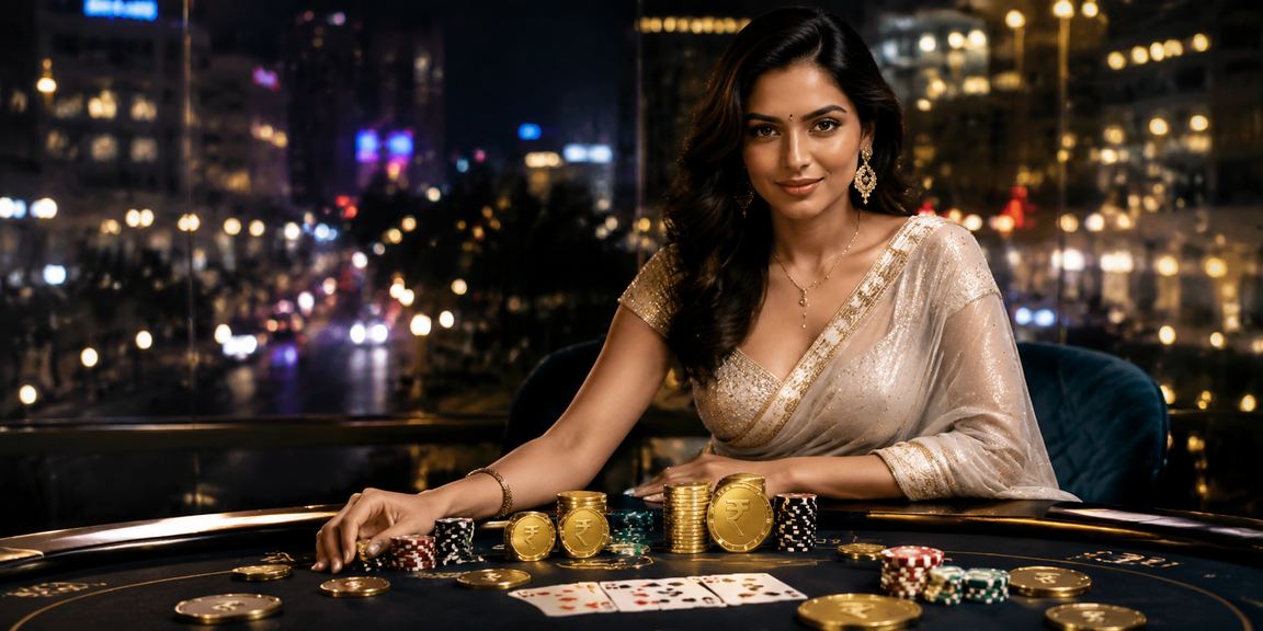 Roulette wheel and gaming chips representing casino games