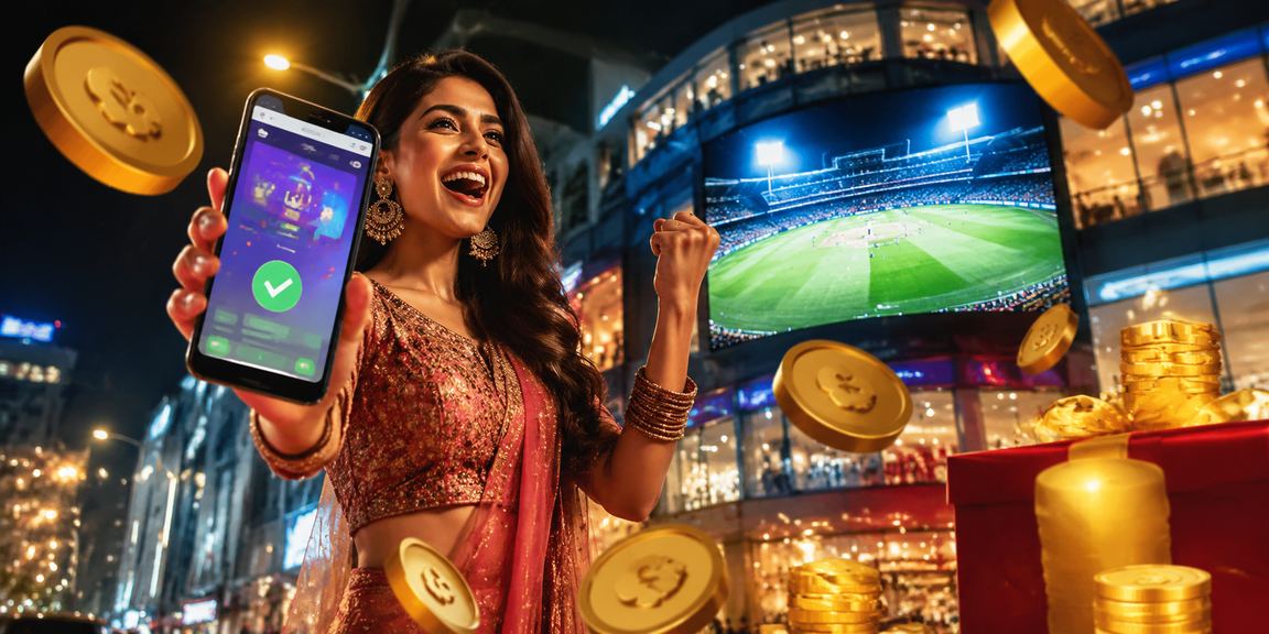 Crowd enjoying cricket match in India, symbolizing sports and betting culture